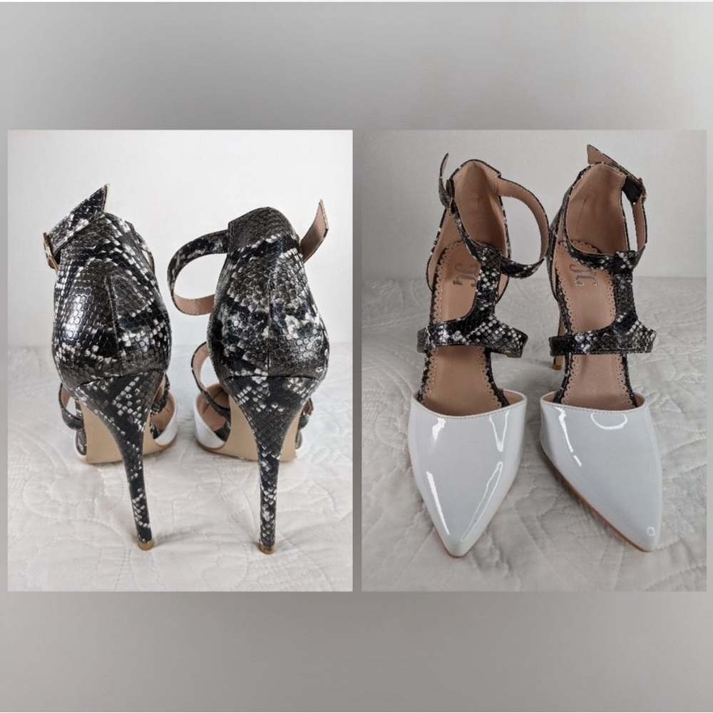 Color block/design heels